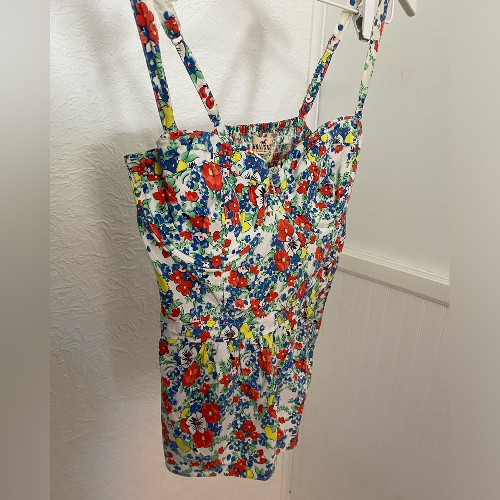 Floral peplum bra top